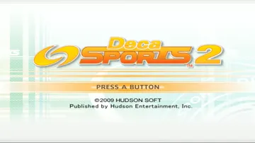 Deca Sports 2 screen shot title